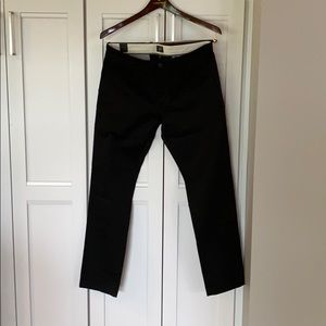J. Crew black pants 33/32 style 484 stretch NWT